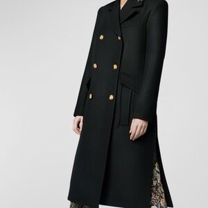 Smythe NWT Double Breasted Wool Overcoat